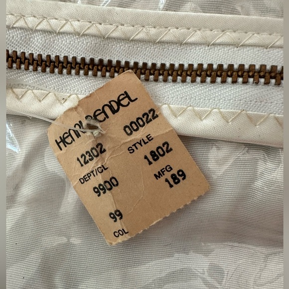 Vintage Large HENRY BENDEL Travel Striped Jewelry Cosmetic Organizer Bag NWT - Picture 3 of 9